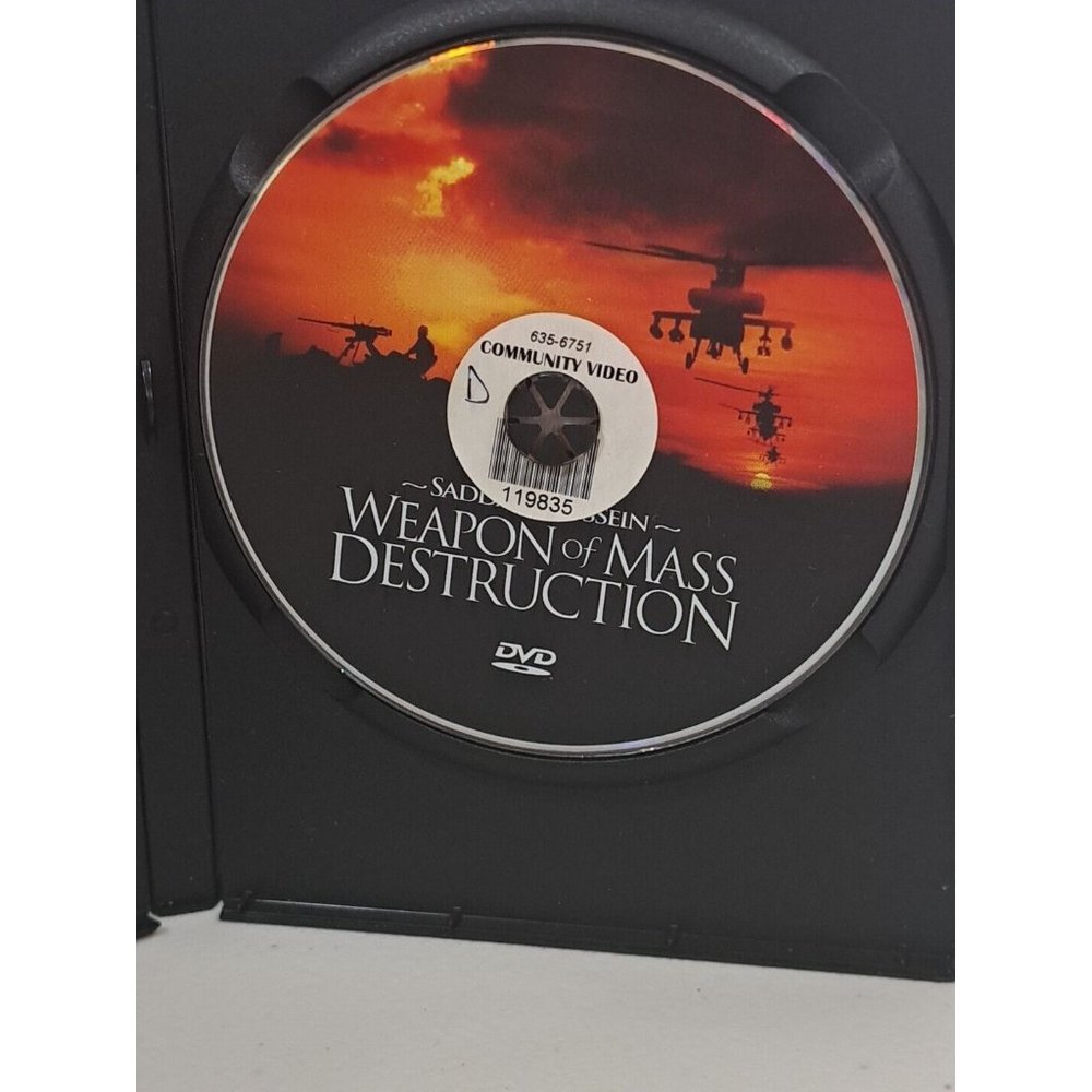 Saddam Hussein: Weapon of Mass Destruction DVD, 2005 Iraqi Truth Project - Picture 3 of 3